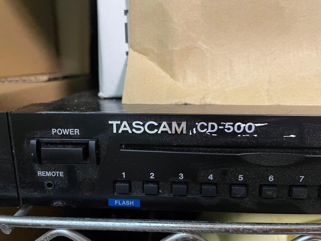 TASCAM CD-500 CDデッキ（電源付）　動作未確認　【金額要相談】