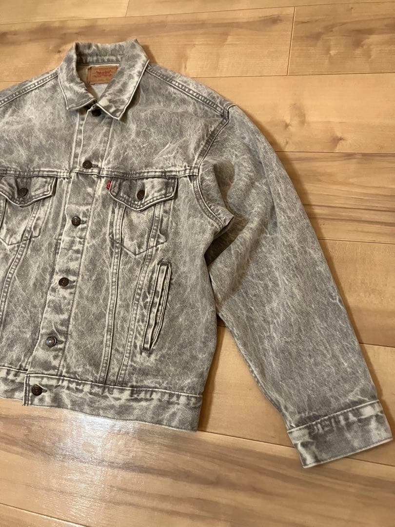 80's Levi's 70507-0261 ブラック デニムジャケットUSA製