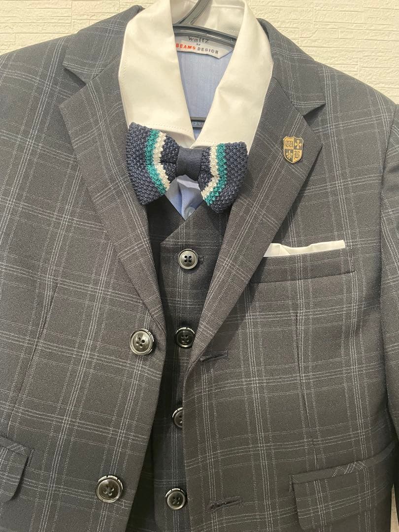 入学式フォーマルスーツ120センチwaltz by BEAMS DESIGN