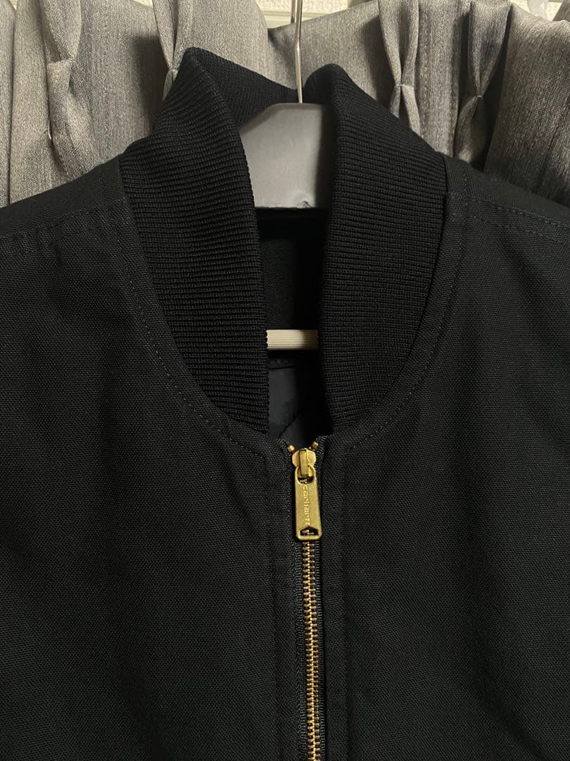 Carhartt ブラック ベスト ダック地