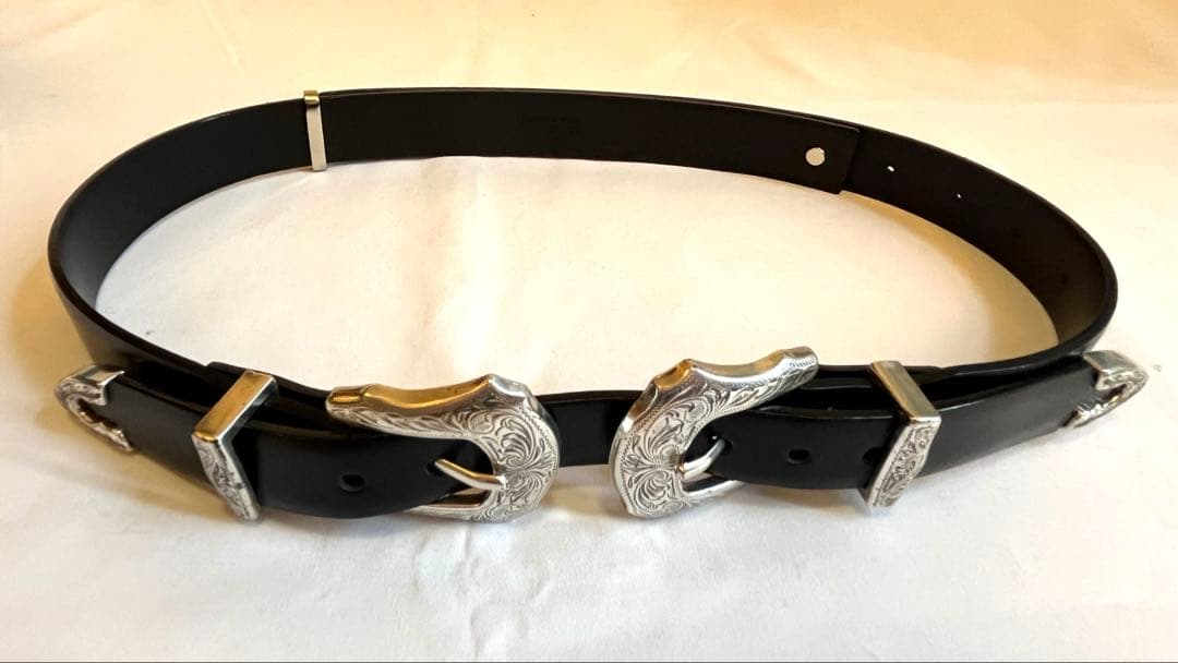 小物 TOGA DOUBLE BUCKLE BELT