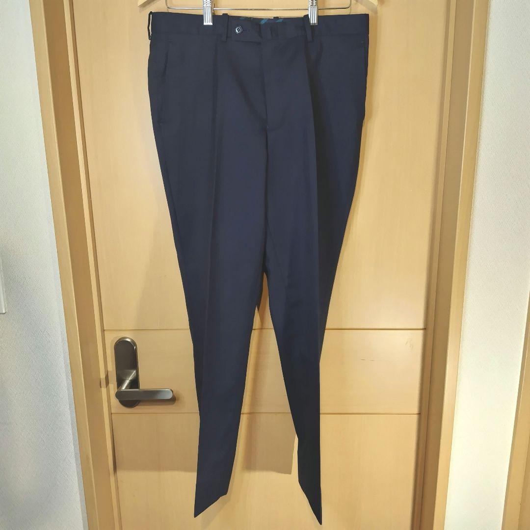 ORIHICA ３ピース スーツ セットアップ ネイビー ストライプ 94AB4