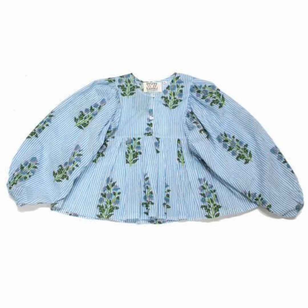 SZ Blockprints 23SS EVA TOP ブラウス　ヌキテパ