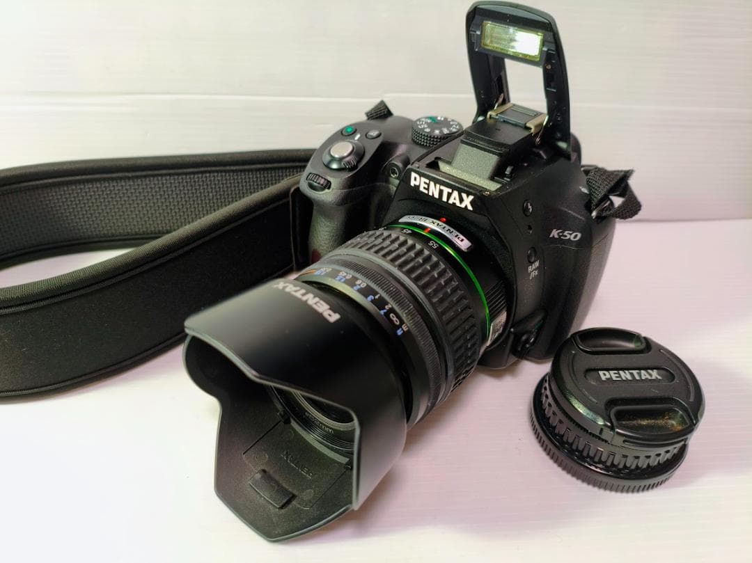 【黒死病対策】【内臓電池交換】PENTAX K-50　カメラらしいブラック