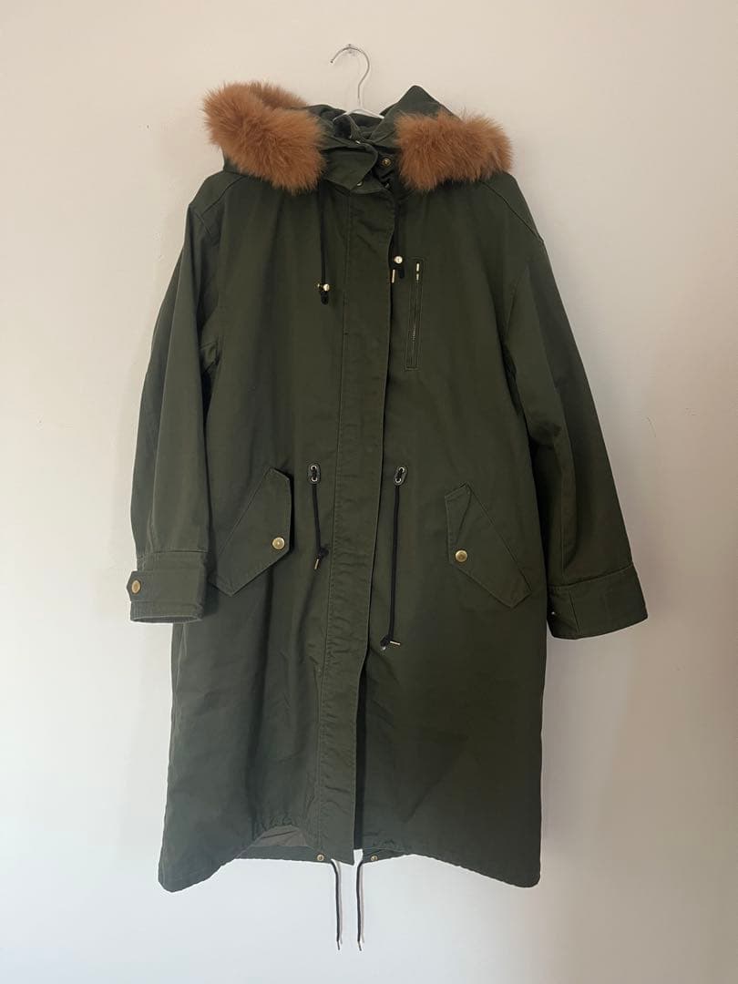 SLOBE IENA モッズコート　フォックスファー　ライナー付き