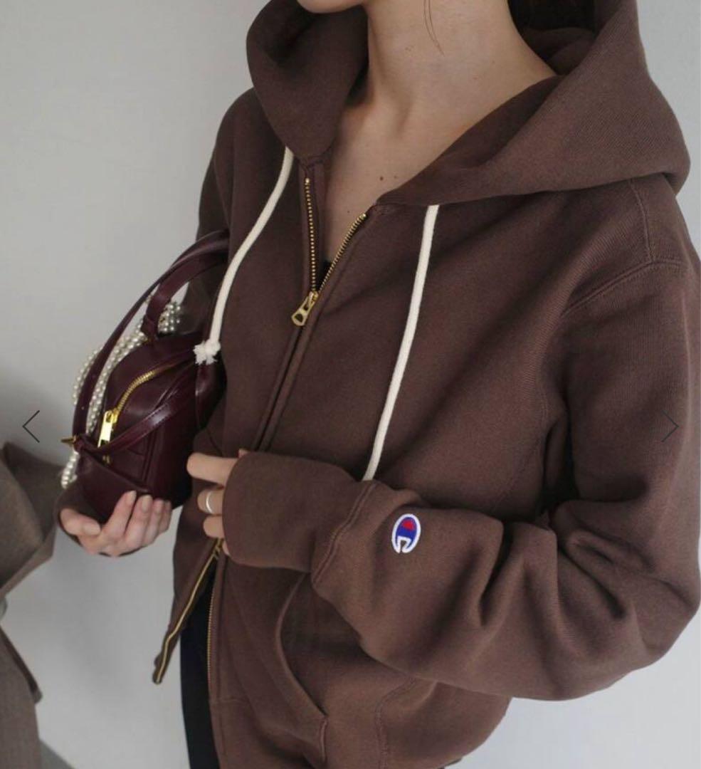 スローブイエナ　Champion SLOBE 別注 ダブルジップパーカー