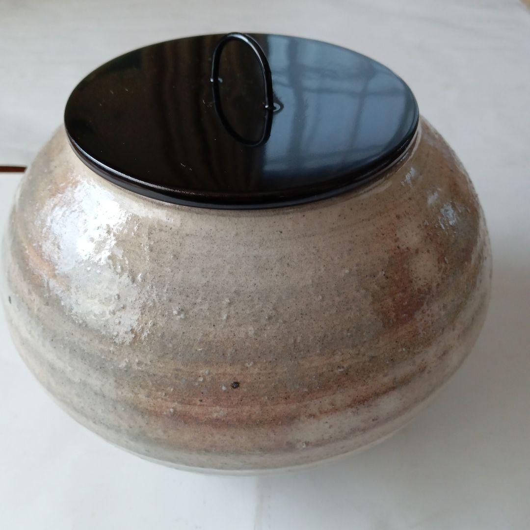 茶道具　粉引水指　考山造