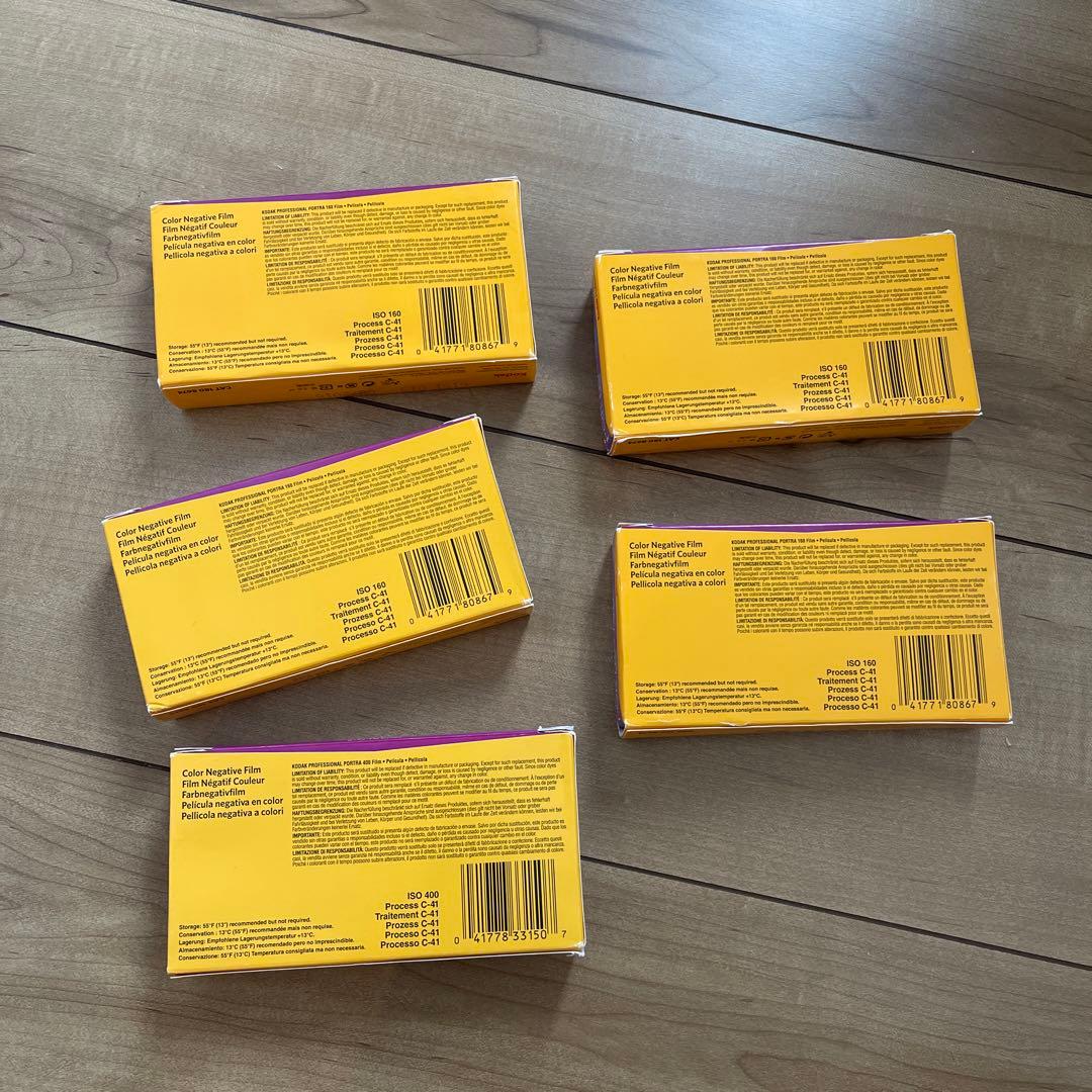 KODAK PORTRA 160 400 新品冷凍庫保管