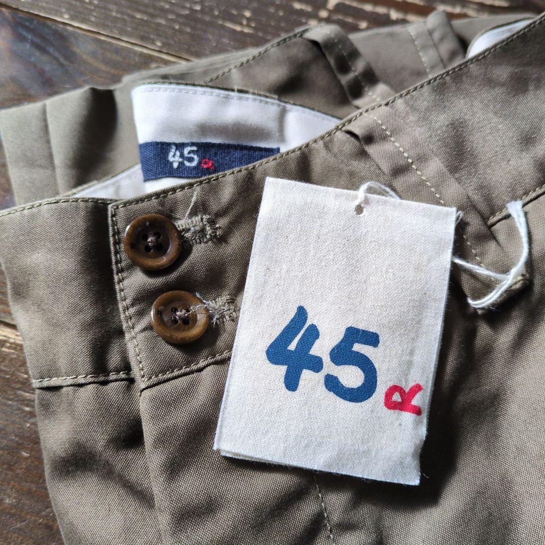 45R 綿ナイロンオックスフォード馬比女カーゴパンツ　ベイカーパンツ　М