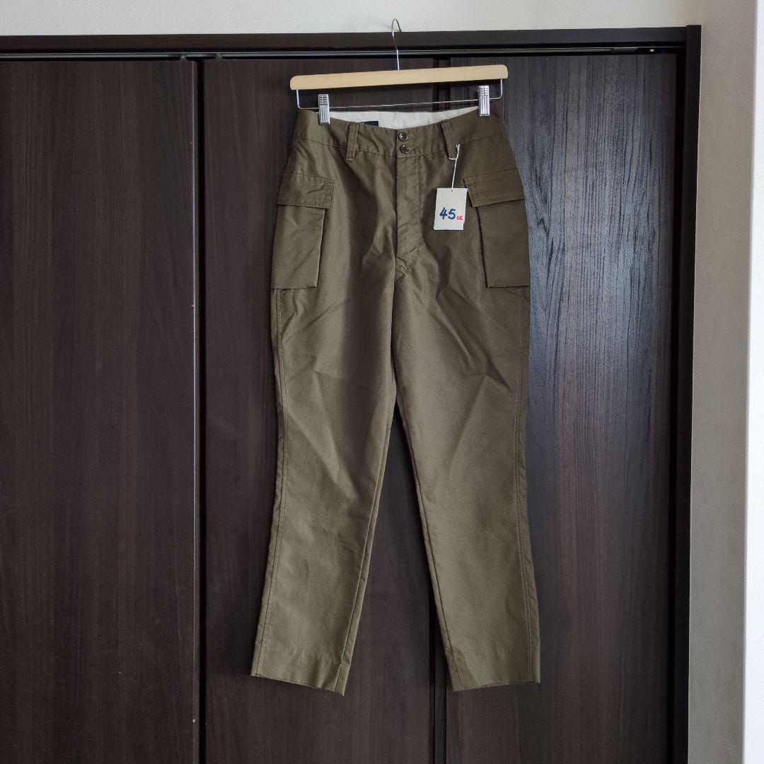 45R 綿ナイロンオックスフォード馬比女カーゴパンツ　ベイカーパンツ　М