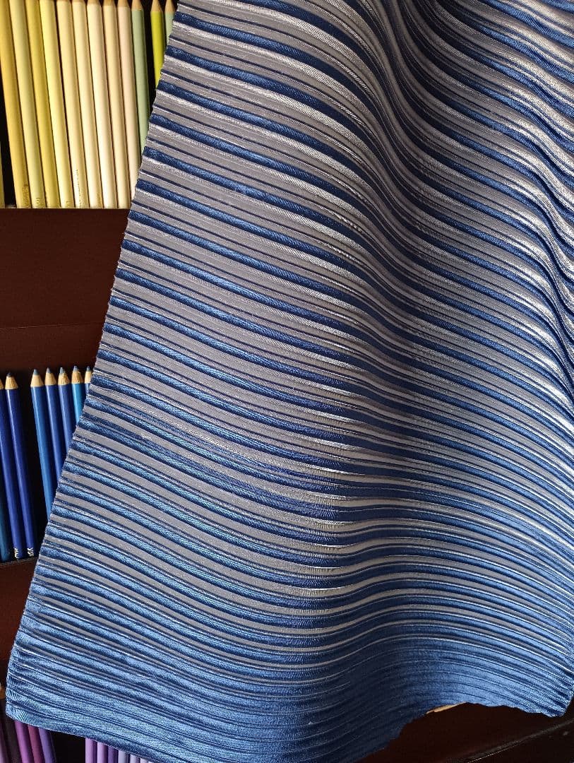 ISSEY MIYAKEプリーツブリーズ　変形パンツ斜めプリーツ