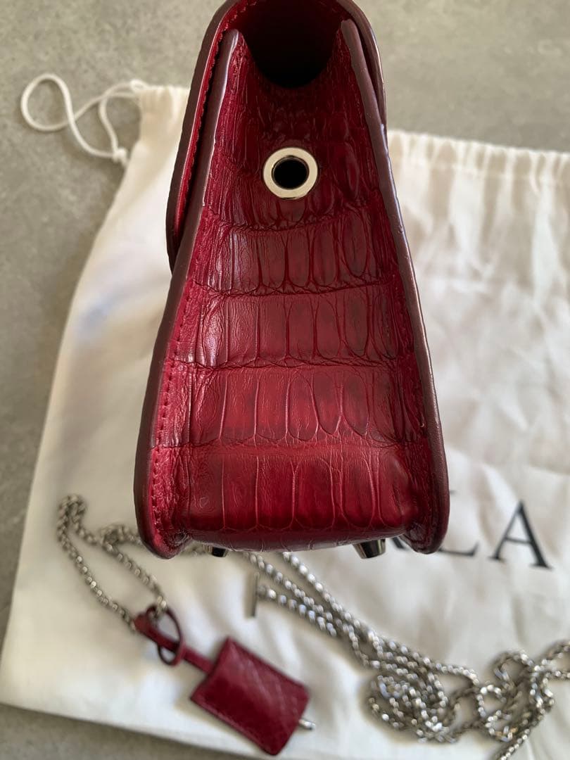 フルラ メトロポリス クロコダイル　バッグ