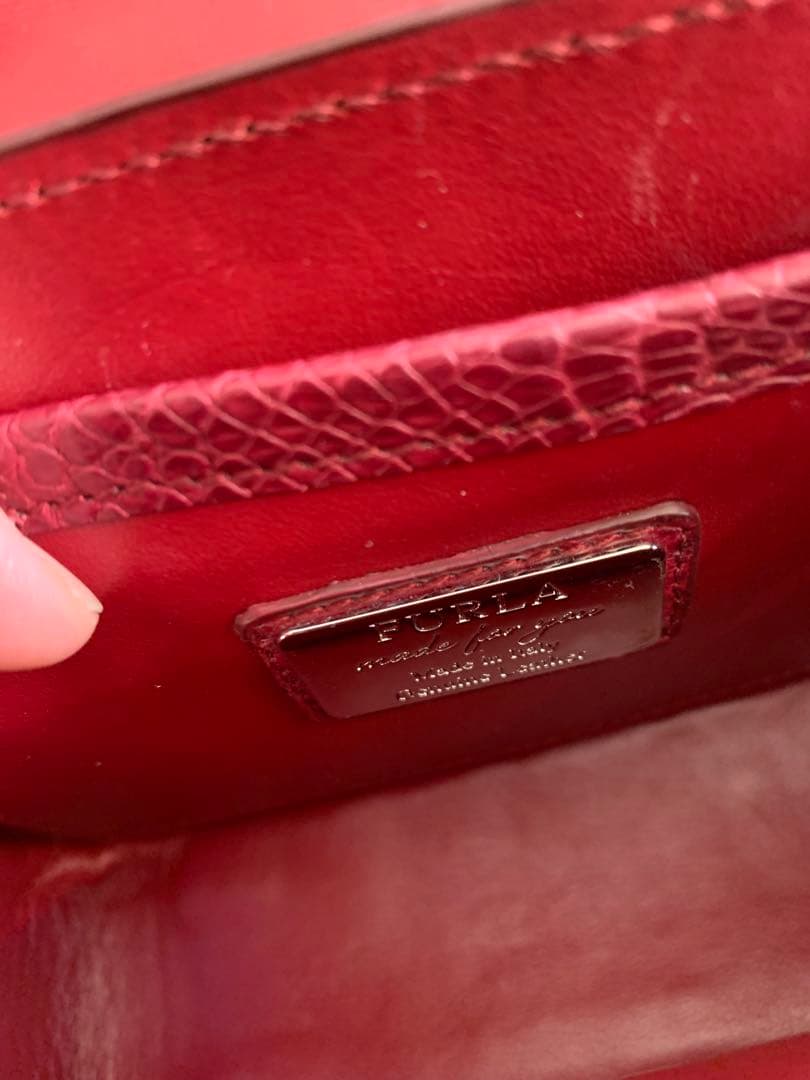 フルラ メトロポリス クロコダイル　バッグ