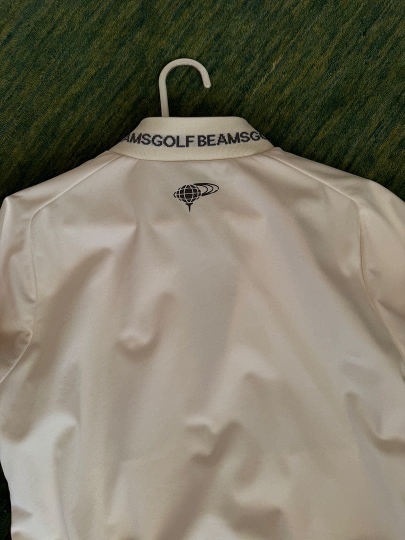 BEAMS GOLF ホワイト ジップアップジャケット Lサイズ