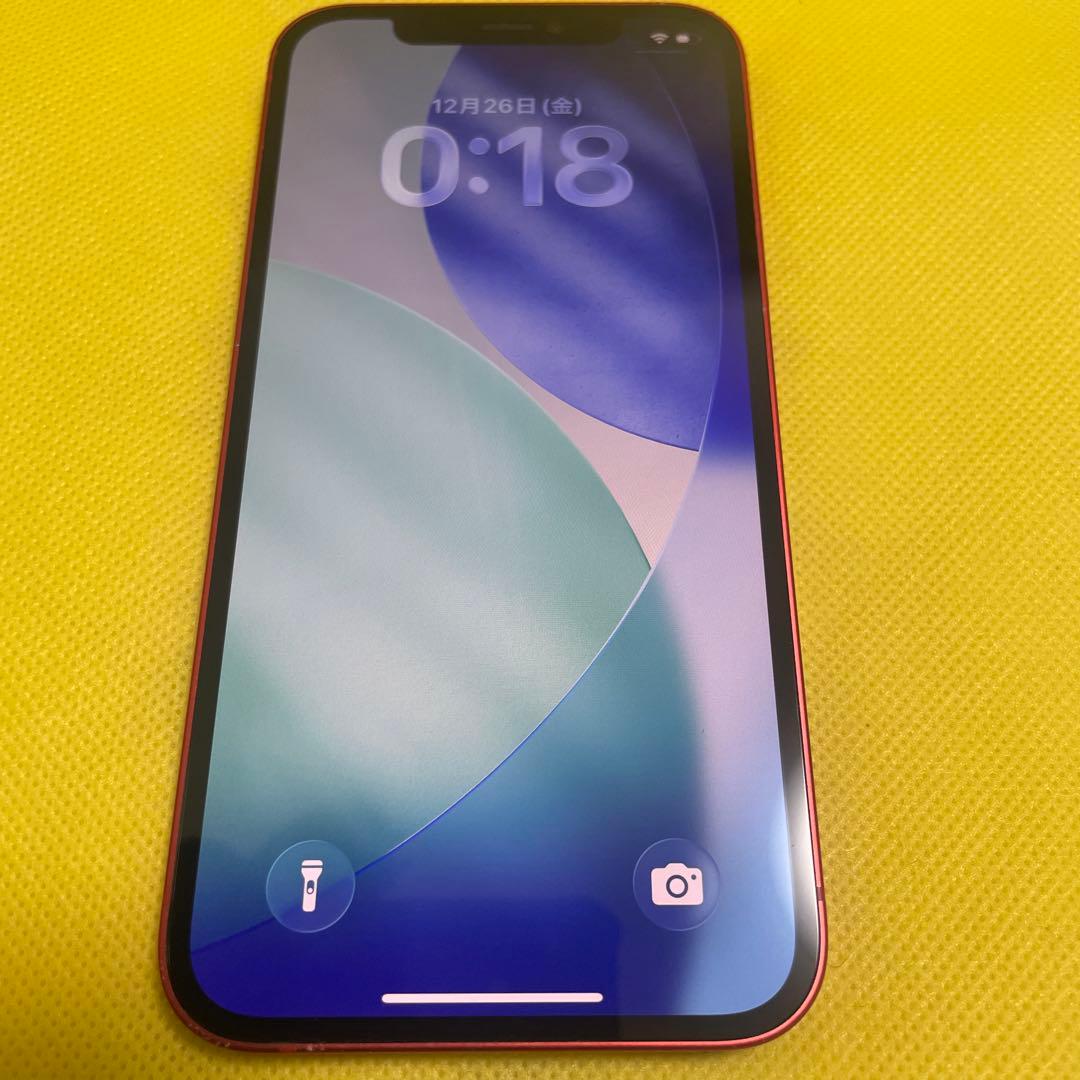iPhone 12 レッド　　128GB 78バッテリー　SIMフリー