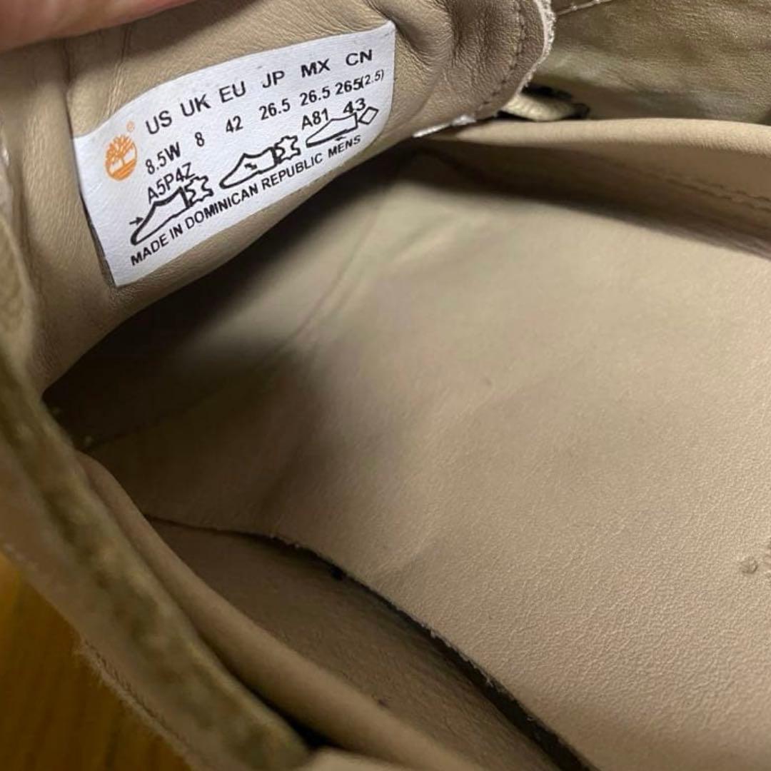 靴 Timberland 3eye light brown 26.5 uk8