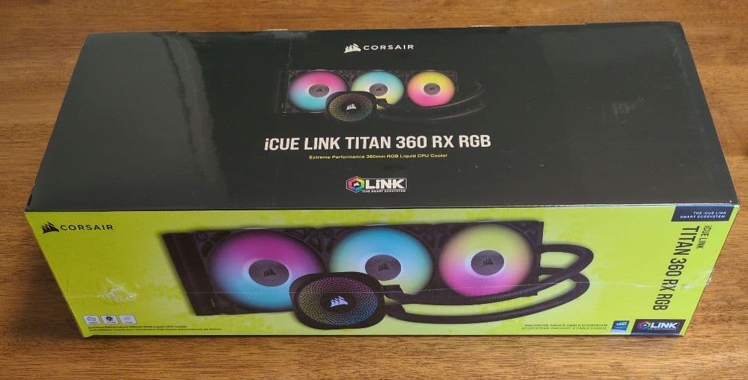 iCUE LINK TITAN 360 RX RGB　新品未開封