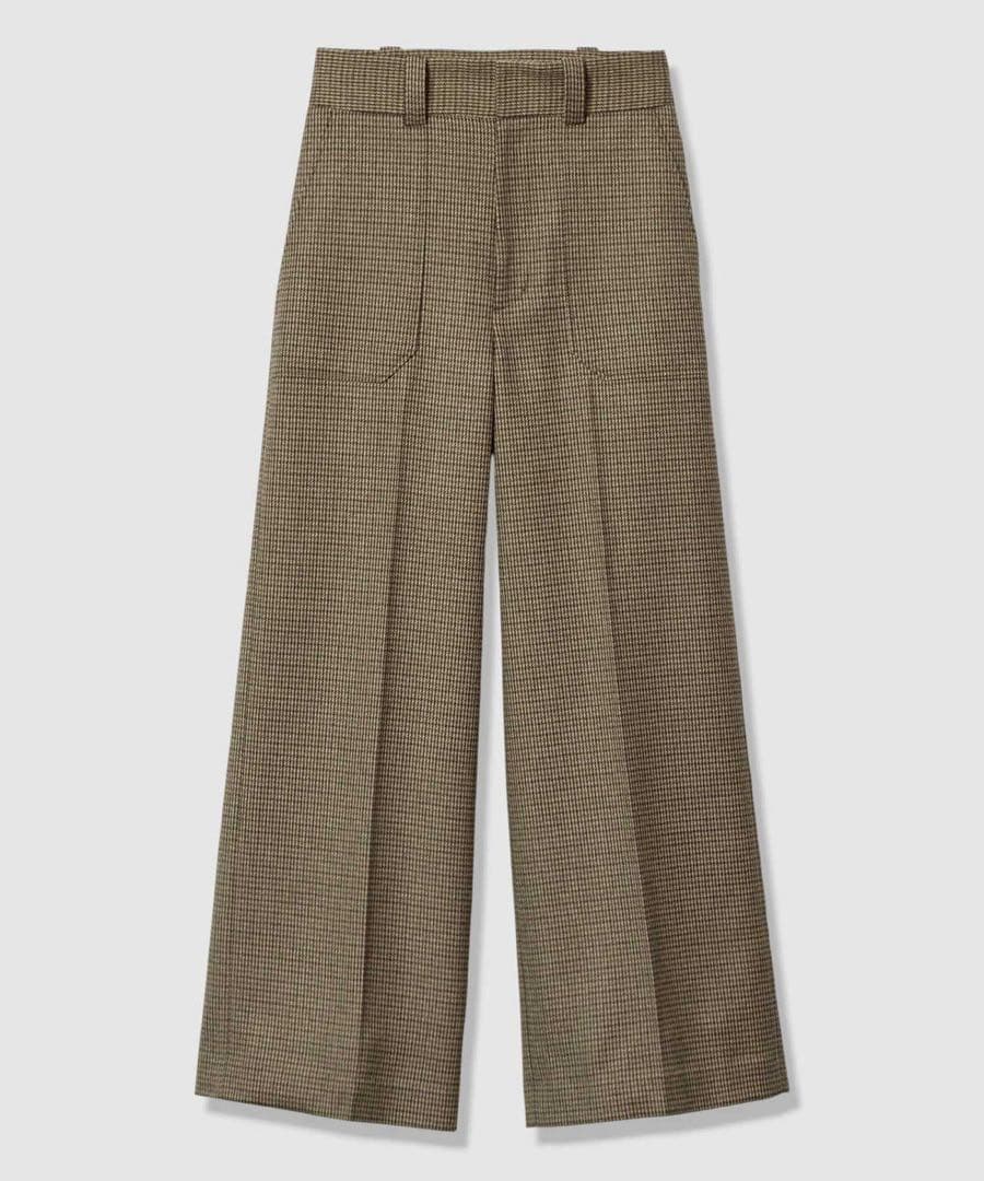 アルアバイル　CHIC TWEEDベイカーパンツ　ブラウン　ルルウィルビー