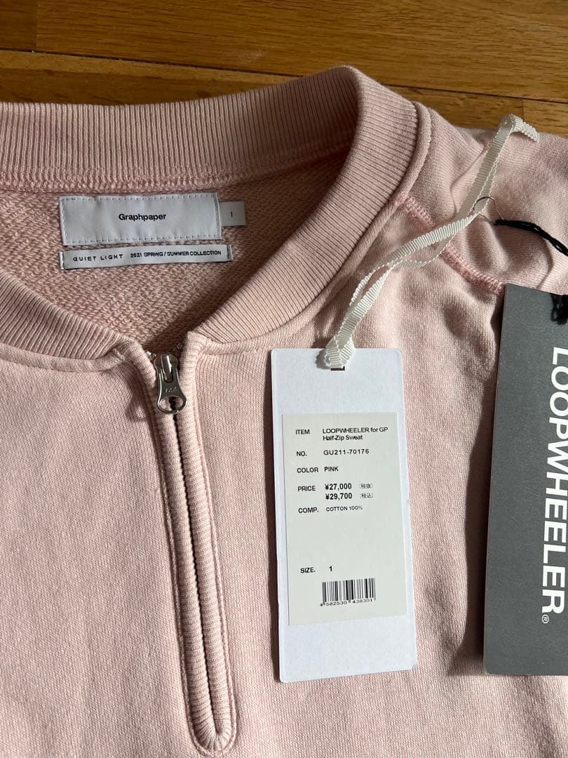 グラフペーパー✖️ループウィラー　スウェット