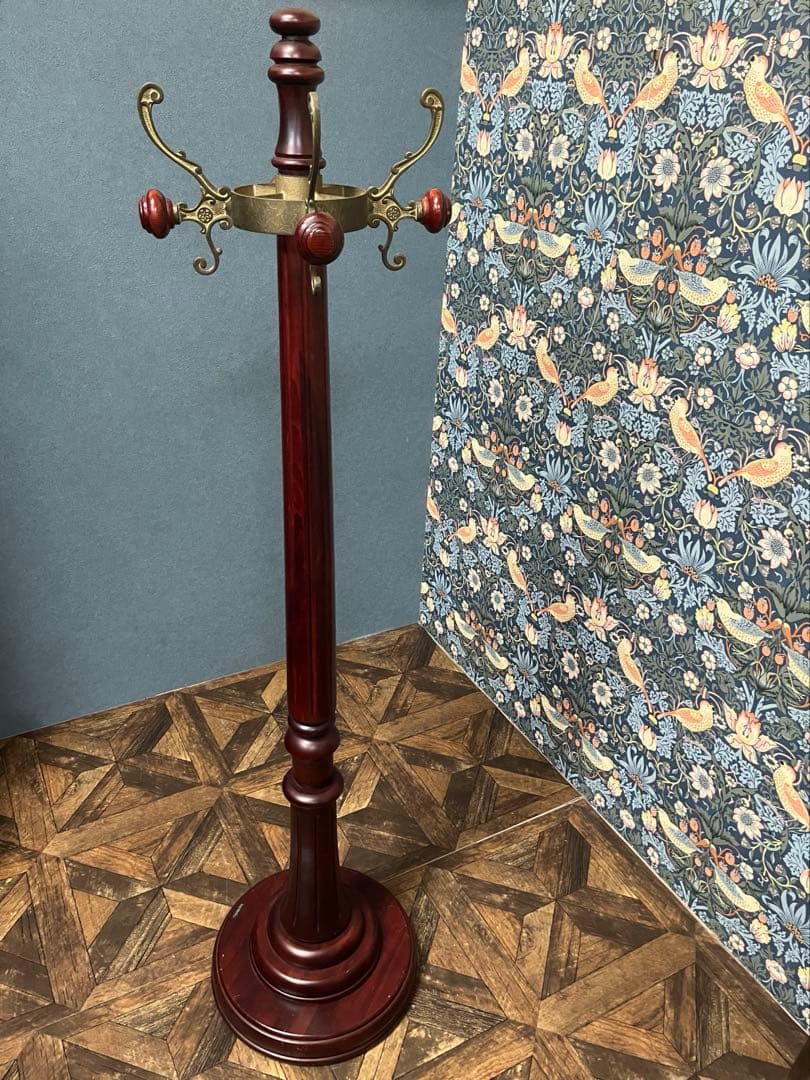 nelluo＊カリモク コロニアル ハンガーラック ポールハンガー