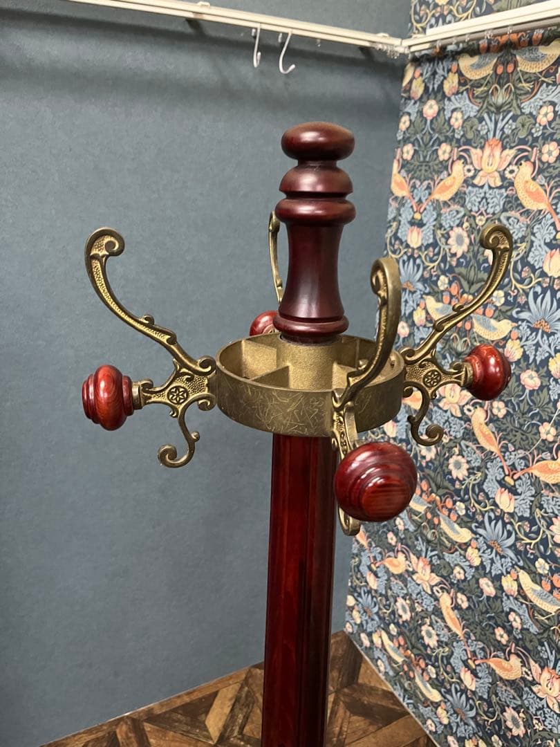 nelluo＊カリモク コロニアル ハンガーラック ポールハンガー