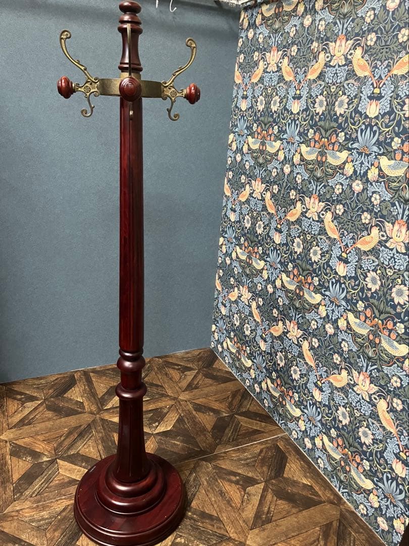 nelluo＊カリモク コロニアル ハンガーラック ポールハンガー