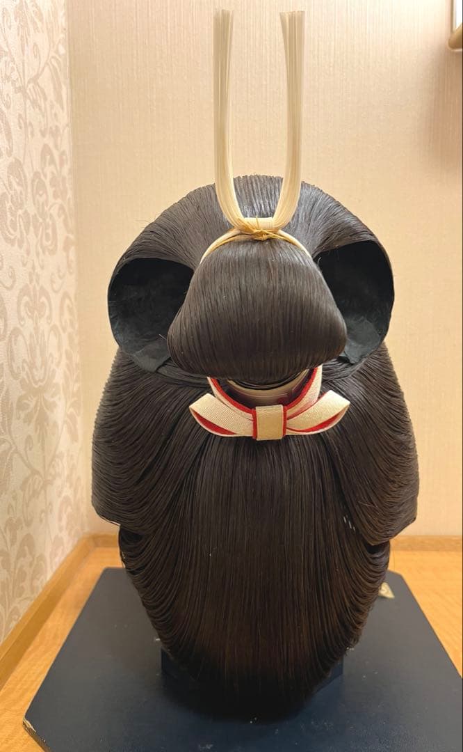 【人毛 日本髪かつら 中サイズ】花嫁和装 婚礼 舞踊 練習用 軽量 平成期