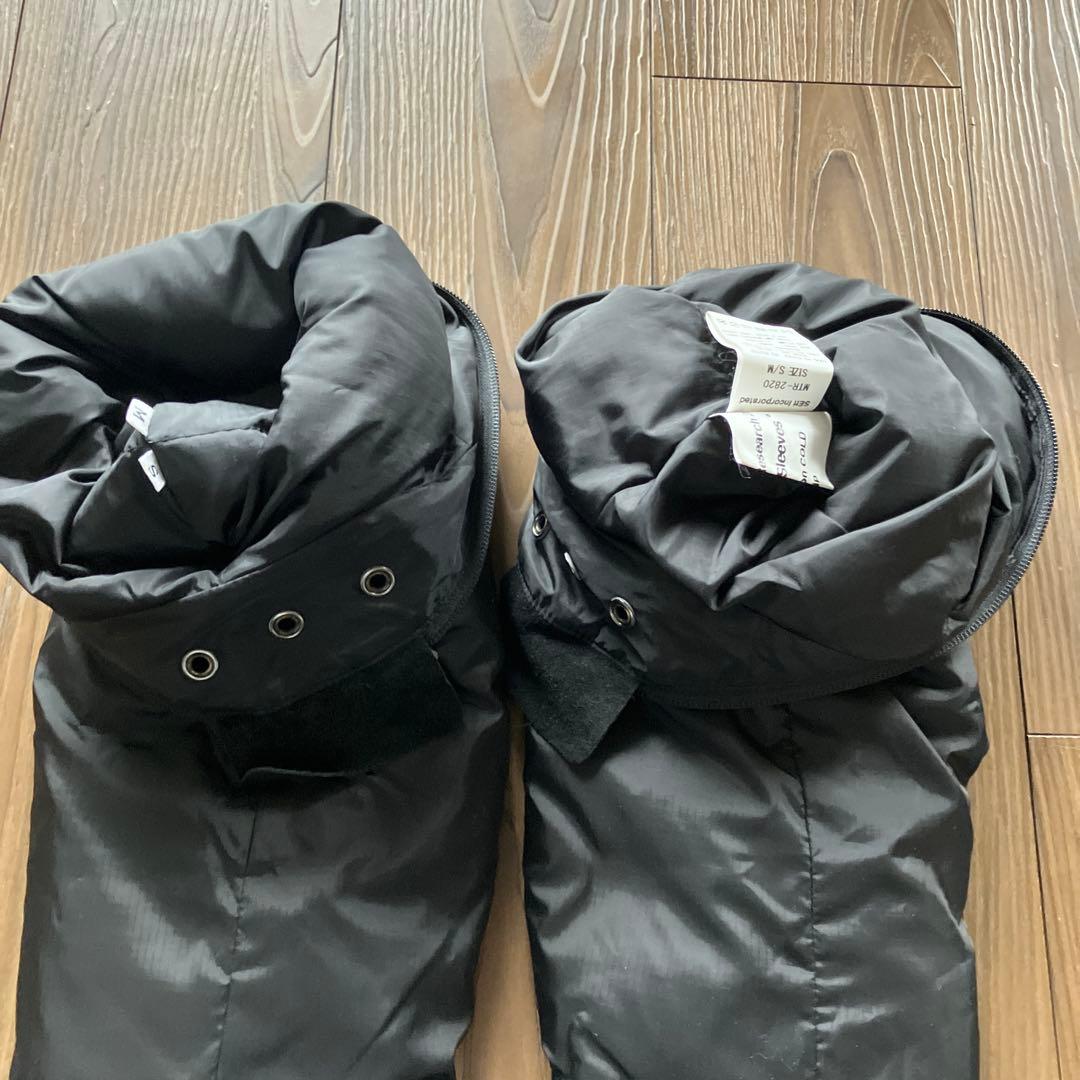 マウンテンリサーチ コンチョダウン 袖 スリーブ 焚火