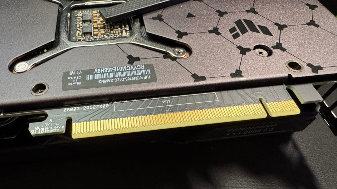 グラフィックボード・グラボ・ビデオカード ASUS TUF GEFORCE RTX 4070 SUPER OC 12GB