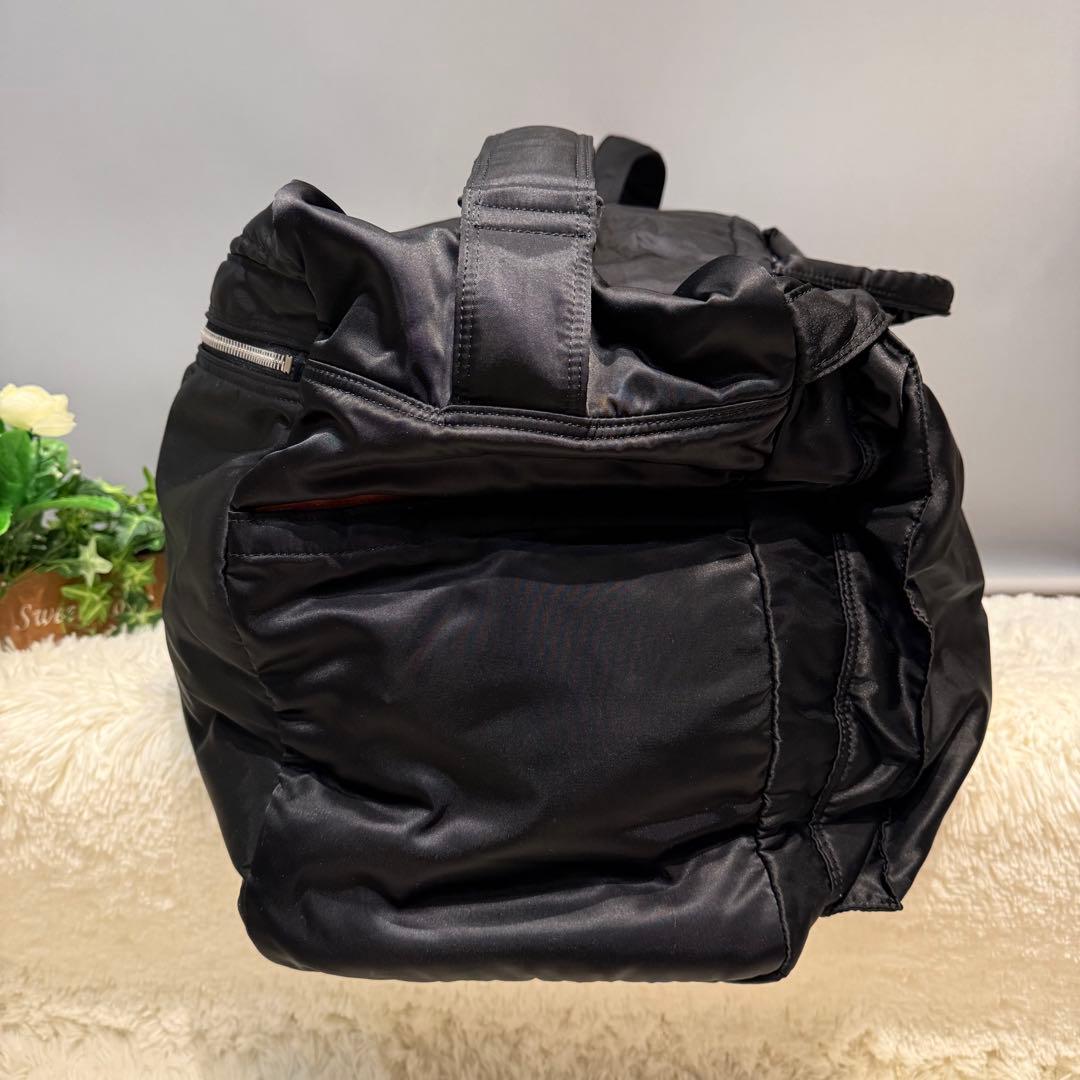 【極美品】ポータータンカー 2way ボストンバッグ Lブラック