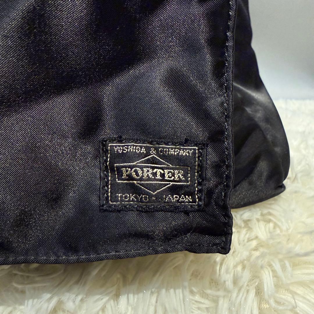 【極美品】ポータータンカー 2way ボストンバッグ Lブラック