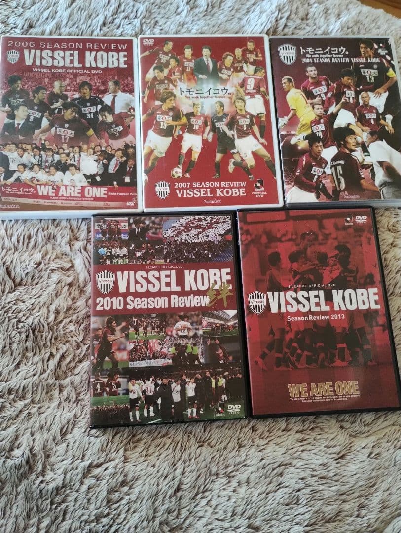 明治安田生命Ｊ１リーグ優勝　ヴィッセル神戸　DVD　６枚セット　再生確認済