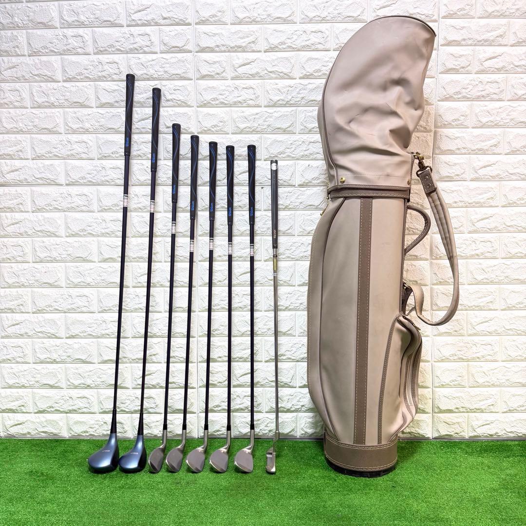 ゴルフセット レディース　ラウンドOK 打感良好　すぐ使える　Wilson