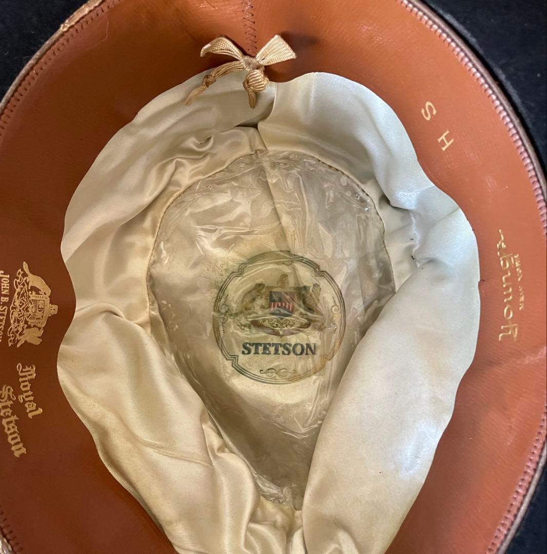 希少ビックサイズ7 1/2 50S STETSON ステットソン ヴィンテージ