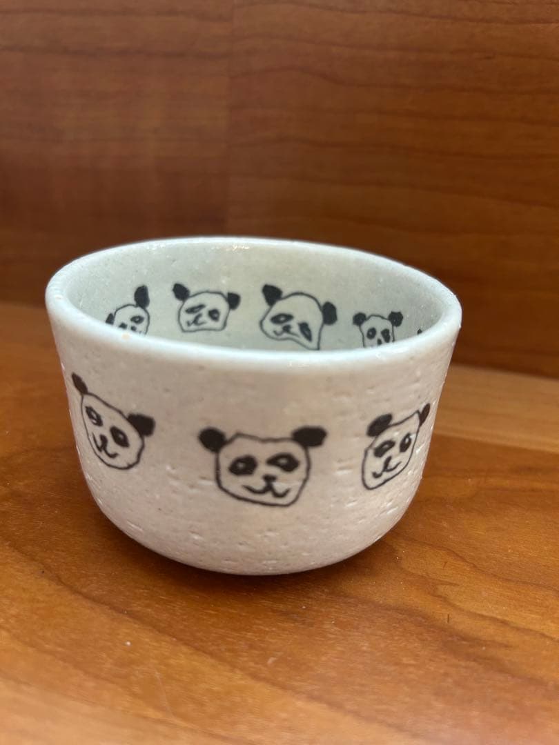 水野智路　パンダ　小鉢　練り込み