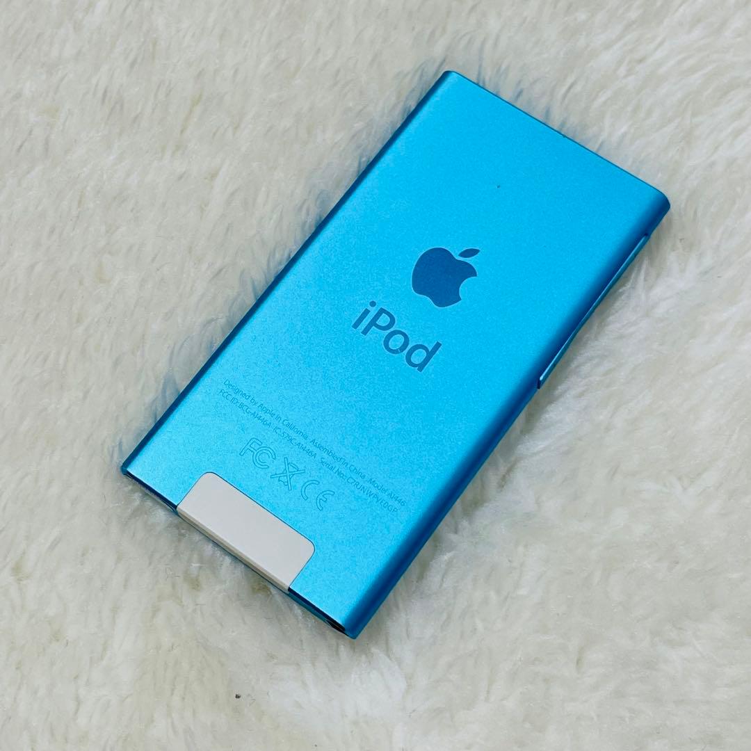 【良品】Apple iPod nano 16GB 第7世代 ブルー