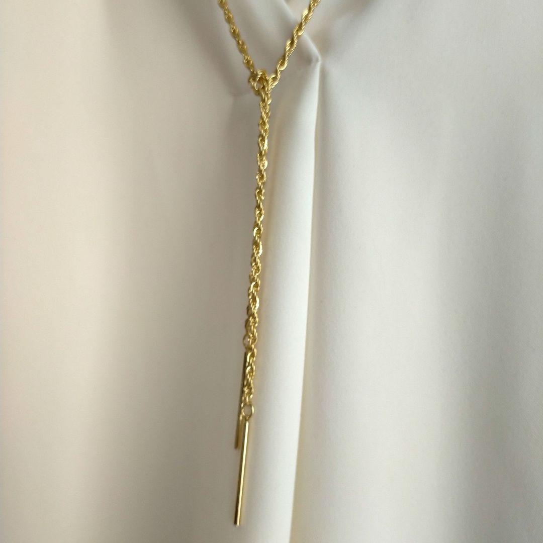 美品 ピンキーアンドダイアン2024 チェーンスタンドブラウス ホワイト 38