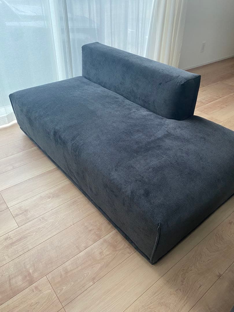 Francfranc メーネソファ2 ソファL 黒