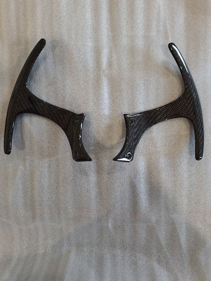 激安❕ロングカーボンファイバーパドルシフト 新品　左右セット　フェラーリ360用