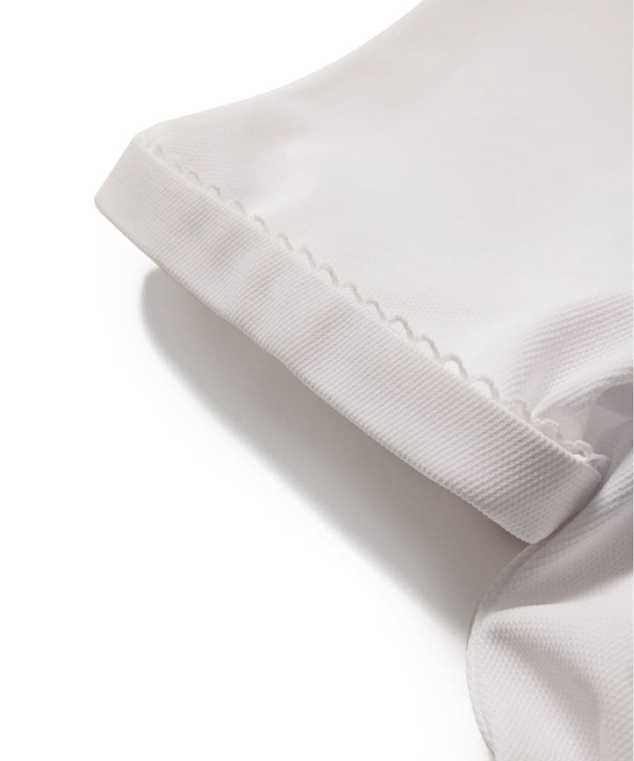 新品タグ付き　cccmalie シーマリー　スカラップポロシャツ　ホワイト　38