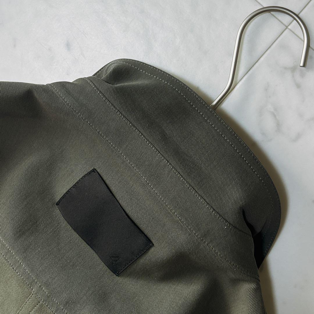 極美品 コグザビックスモーク ゆったり サファリシャツ ロングシャツ コクーン