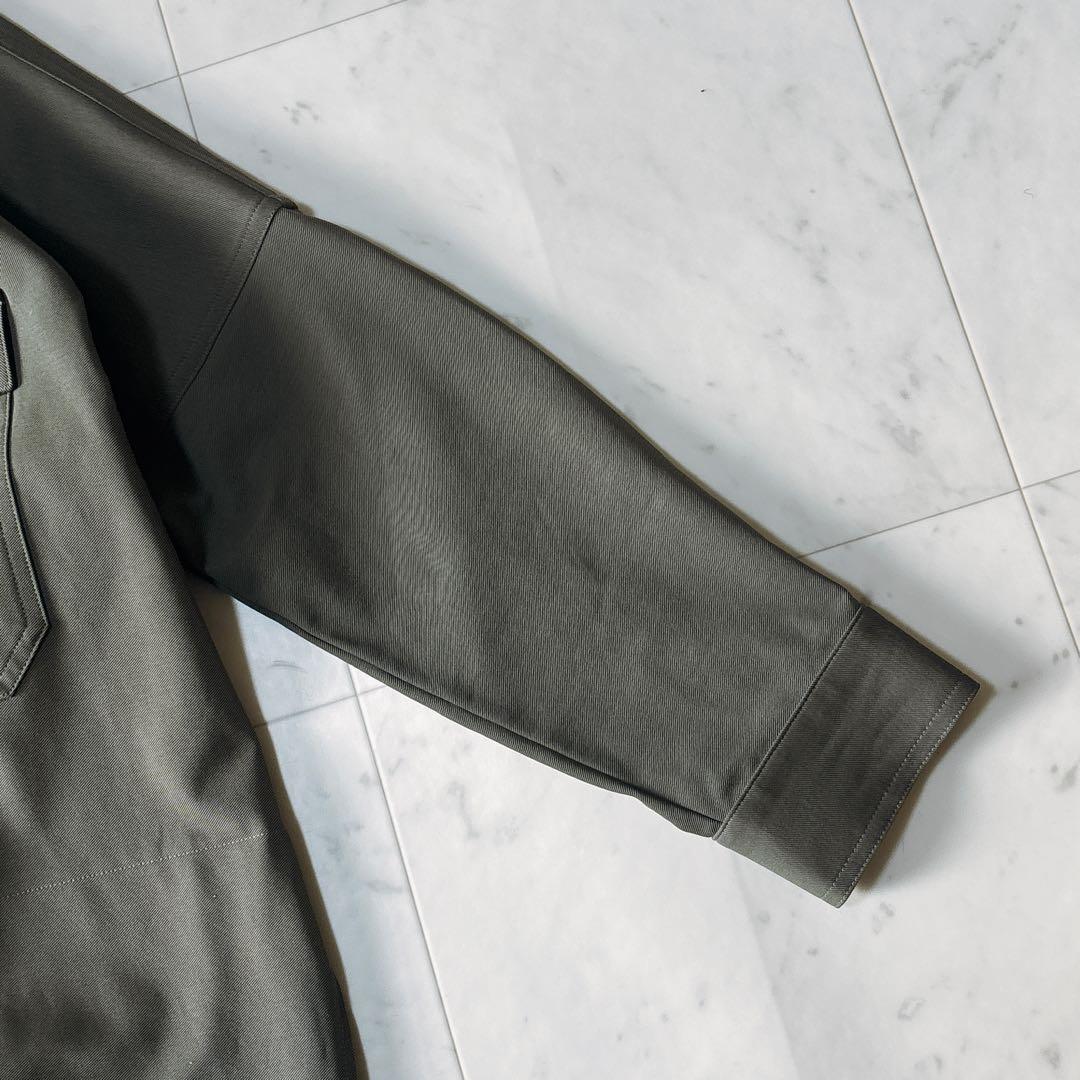 極美品 コグザビックスモーク ゆったり サファリシャツ ロングシャツ コクーン