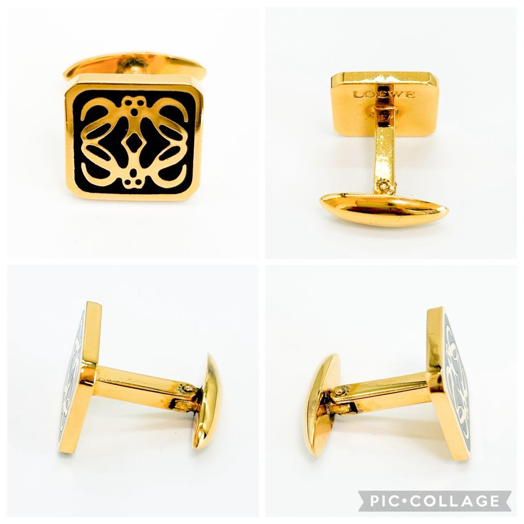 ♡美品♡ ロエベ アナグラム カフスボタン タイクリップ ２点セット