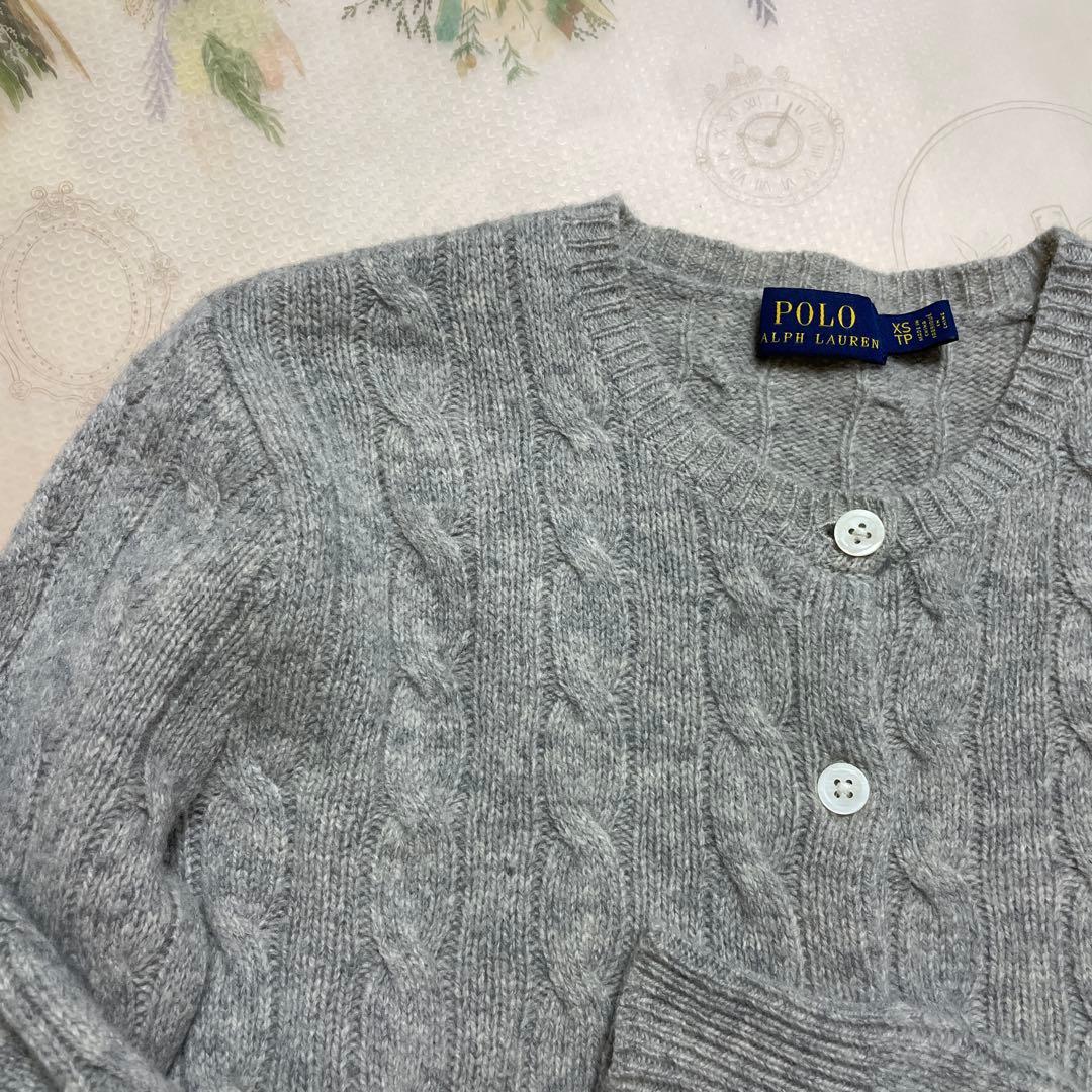 ラルフローレン ケーブルニット カーディガン XS