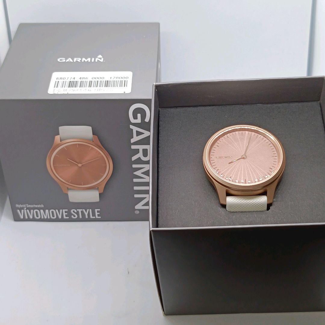 時計 GARMIN VIVOMOVE STYLE WHITE / ROSE GOLD