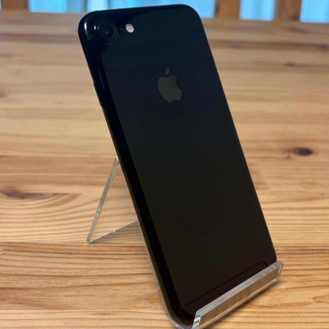 【美品/電池92%】iPhone 7 JetBlack 128GB SIMフリー