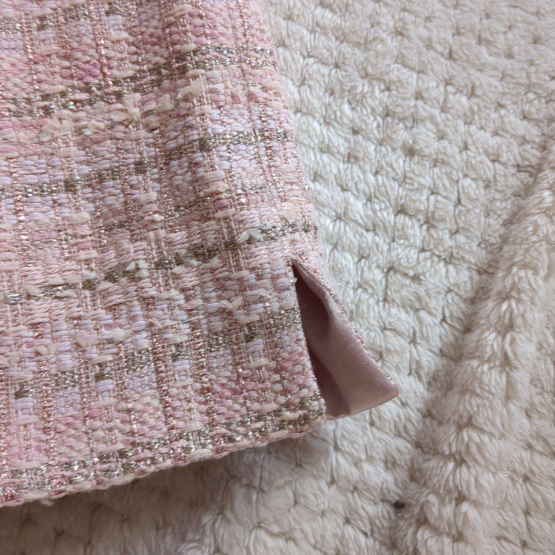 新品未使用13号DAMAcollection dinosツイードジャケットピンク