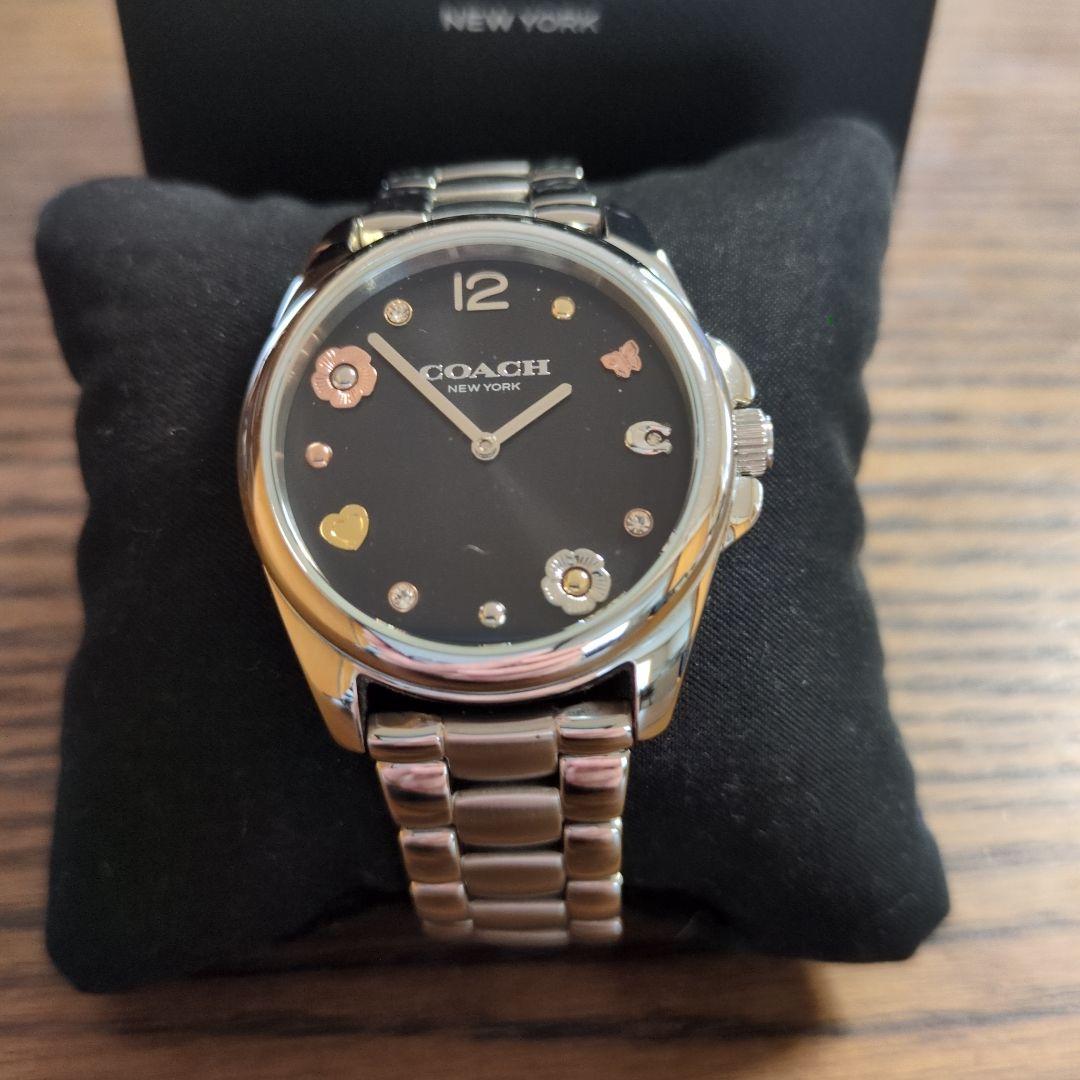 ひろりん　　　COACH コーチ レディース腕時計 美品 稼働品 ケースあ