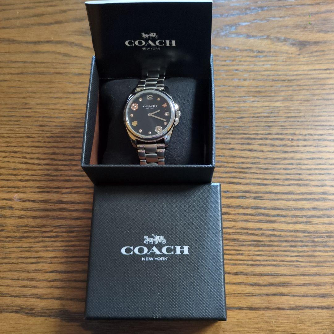 ひろりん　　　COACH コーチ レディース腕時計 美品 稼働品 ケースあ