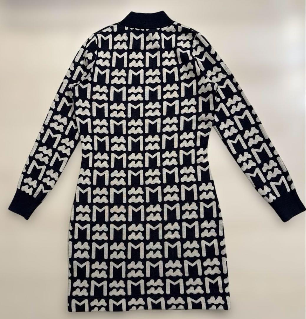 muta MARINE ムータマリン　ウール混　総柄　ニット　ワンピース　S